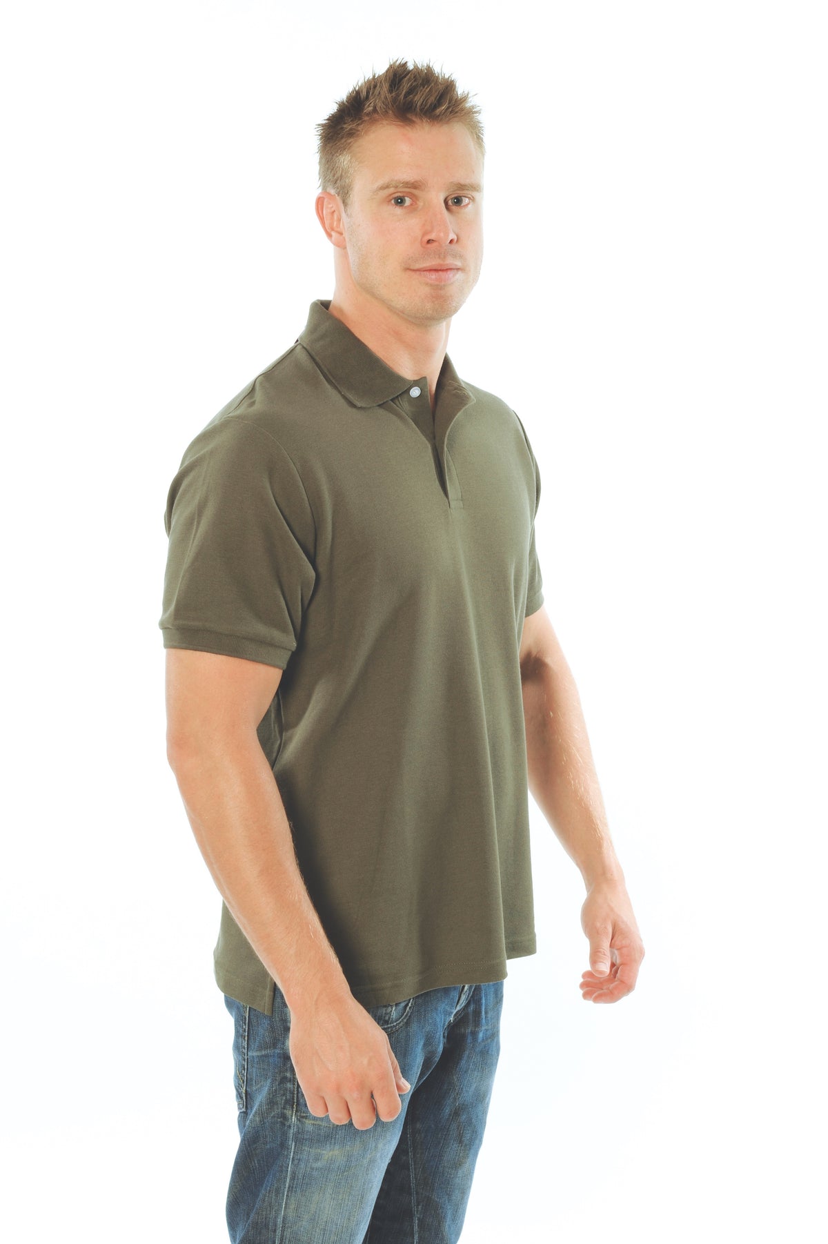 DNC Workwear Mens Cotton Rich New York Polo 5256