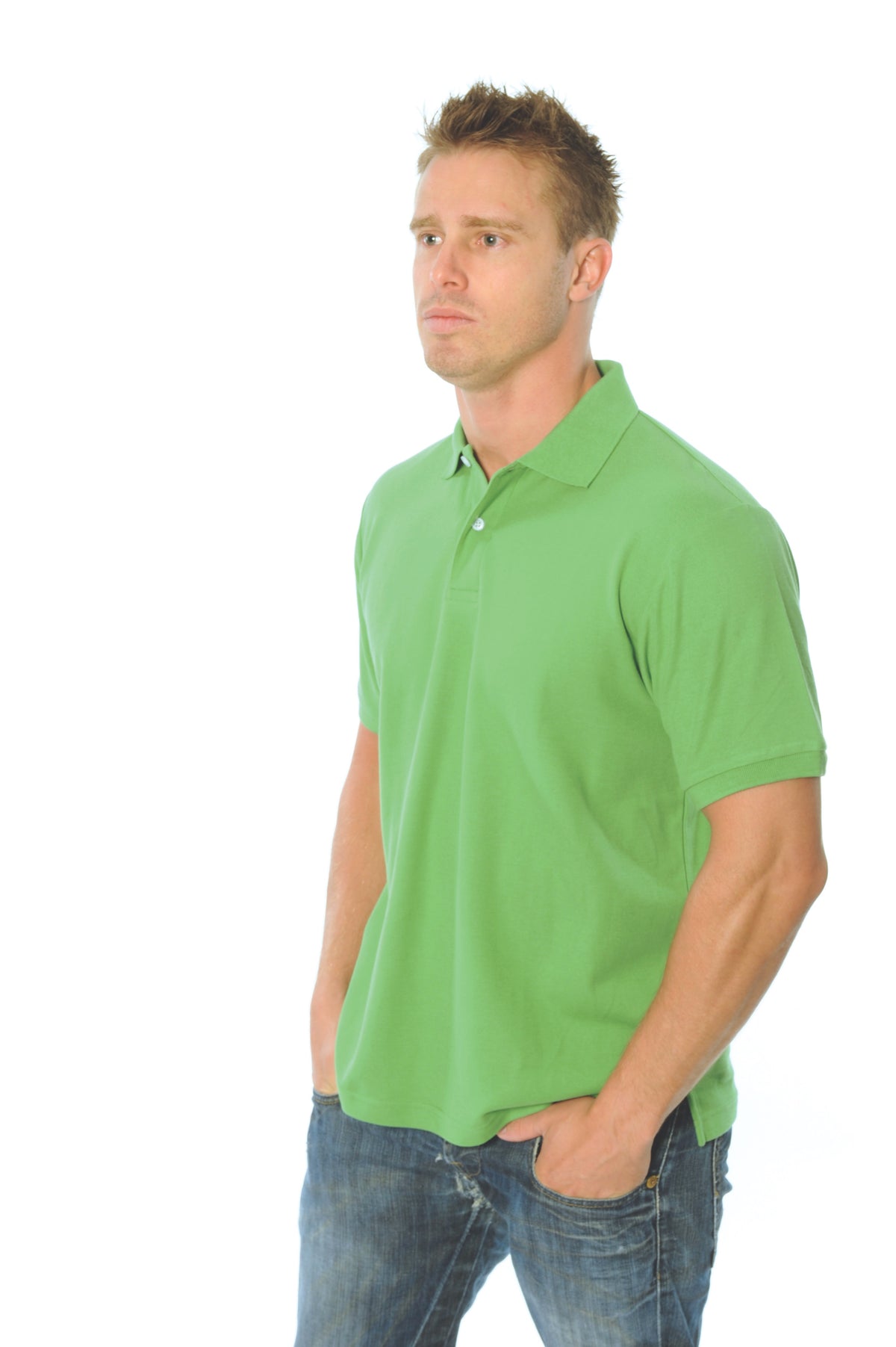 DNC Workwear Mens Cotton Rich New York Polo 5256