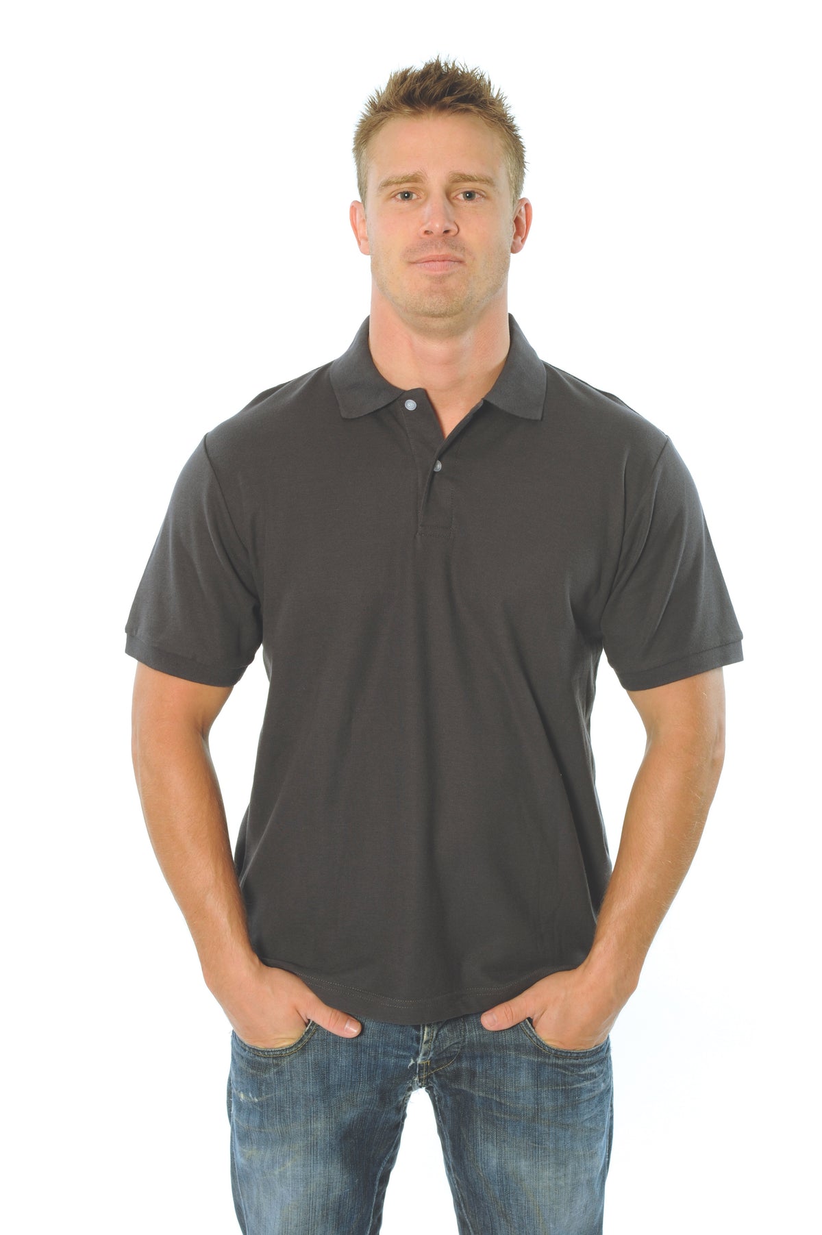 DNC Workwear Mens Cotton Rich New York Polo 5256