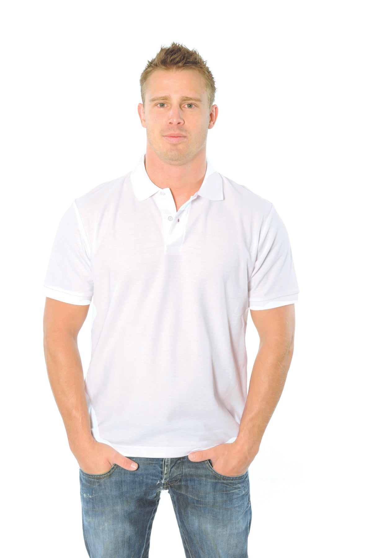 DNC Workwear Mens Cotton Rich New York Polo 5256