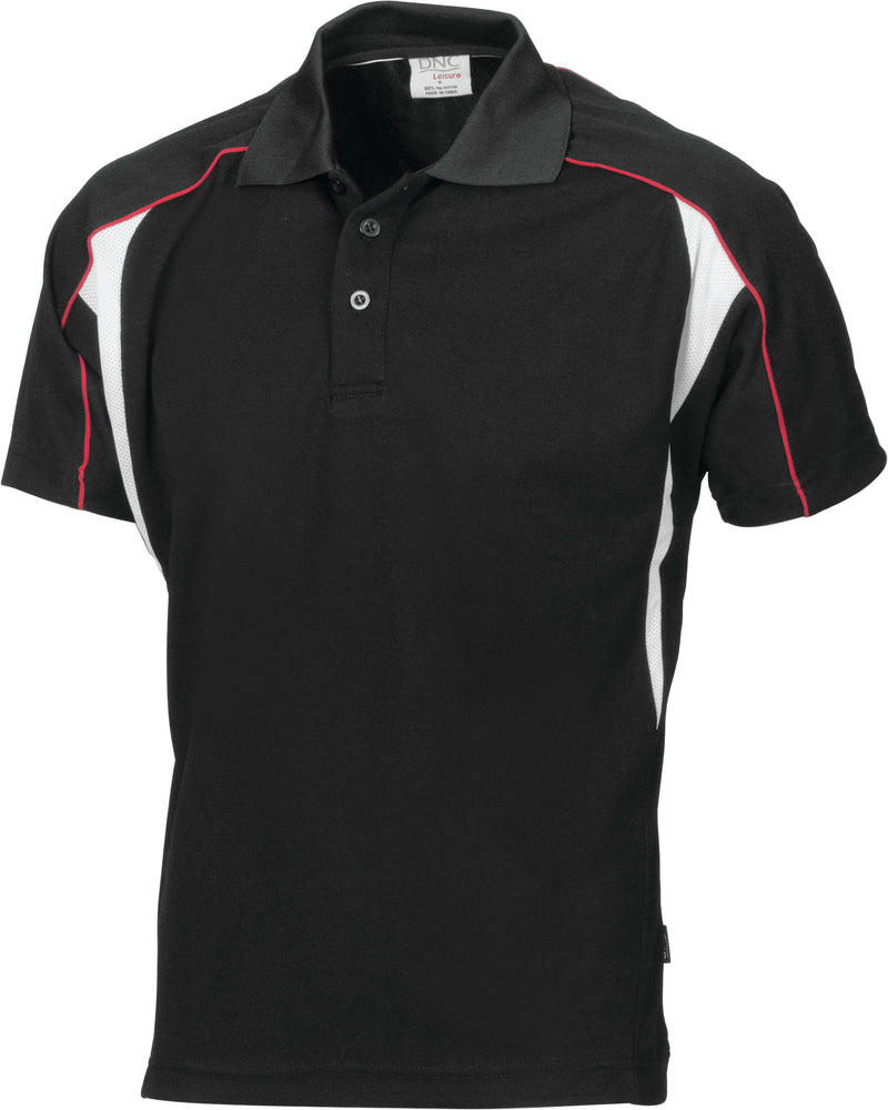 DNC Workwear Air Flow Contrast Mesh ‘N’ Piping Polo - Short sleeve 5261