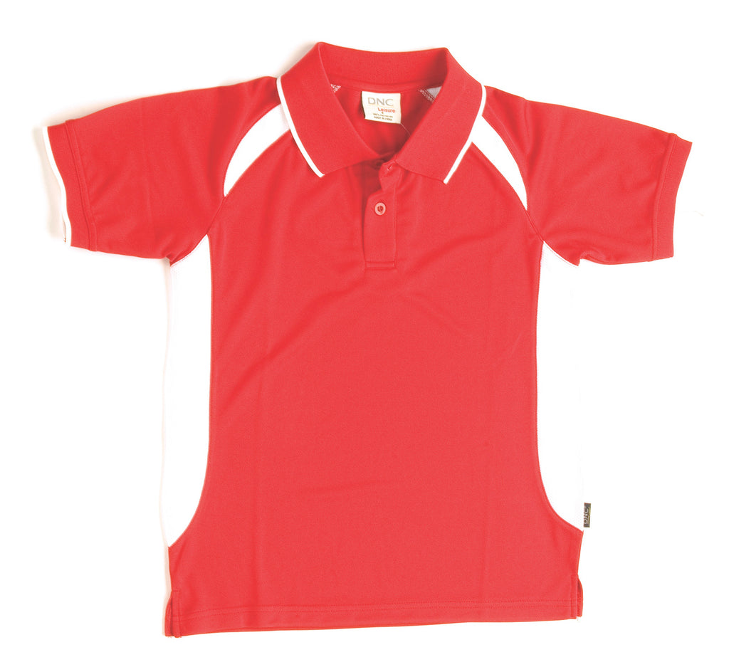 DNC Workwear Adults Air Flow Contrast Raglan Mesh Polo 5262