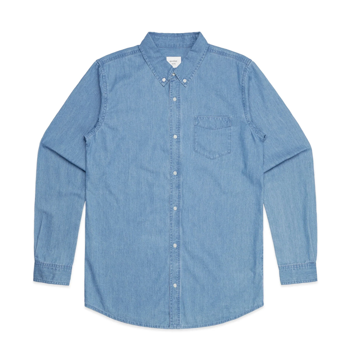 Blue Denim Shirt 5409S - Denim Blue - Front
