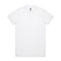 Pique Polo - White