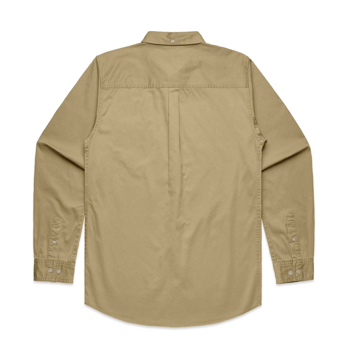 Denim Wash Shirt 5414S - Khaki - Back