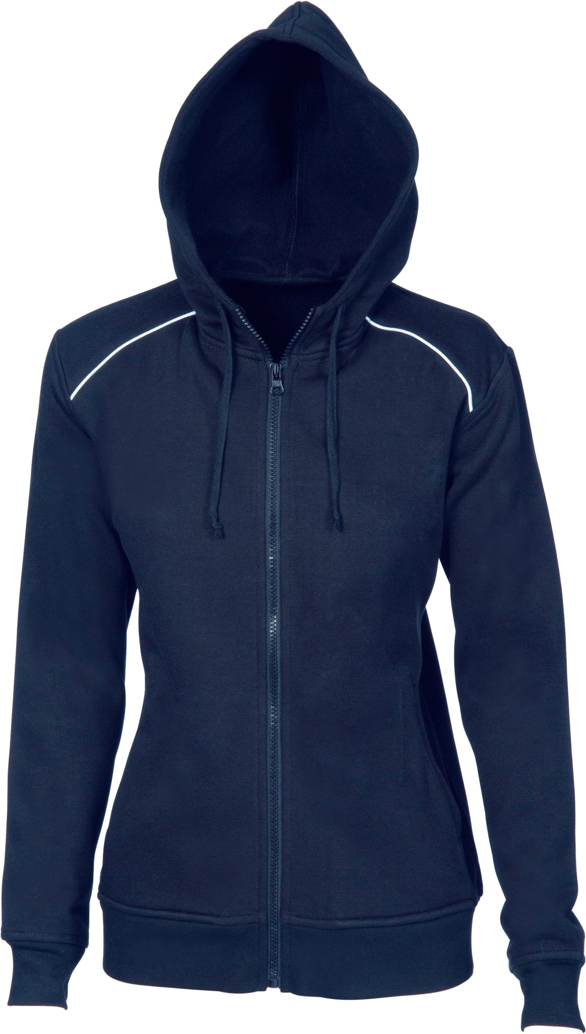 DNC Workwear Ladies Contast Piping Fleecy Hoodie 5426