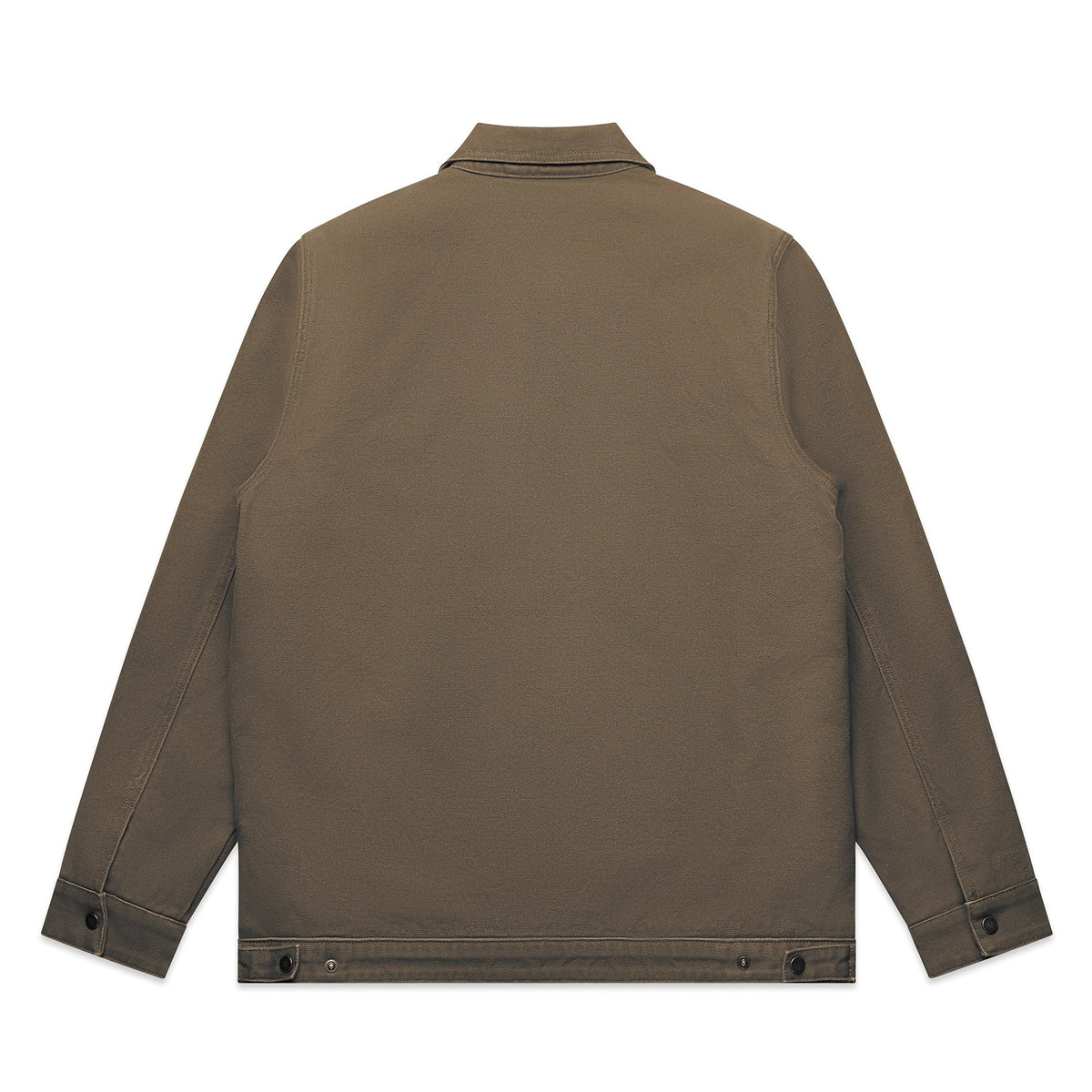 Canvas Heavy Jacket 5527 - Walnut - Back