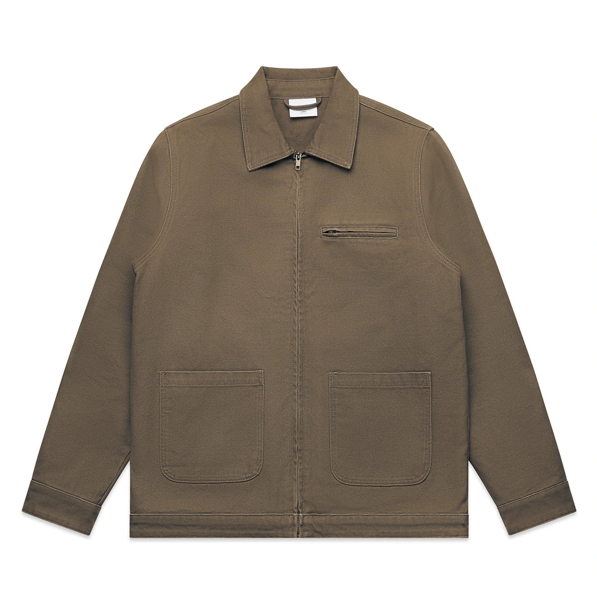 Canvas Heavy Jacket 5527 - Walnut - Front