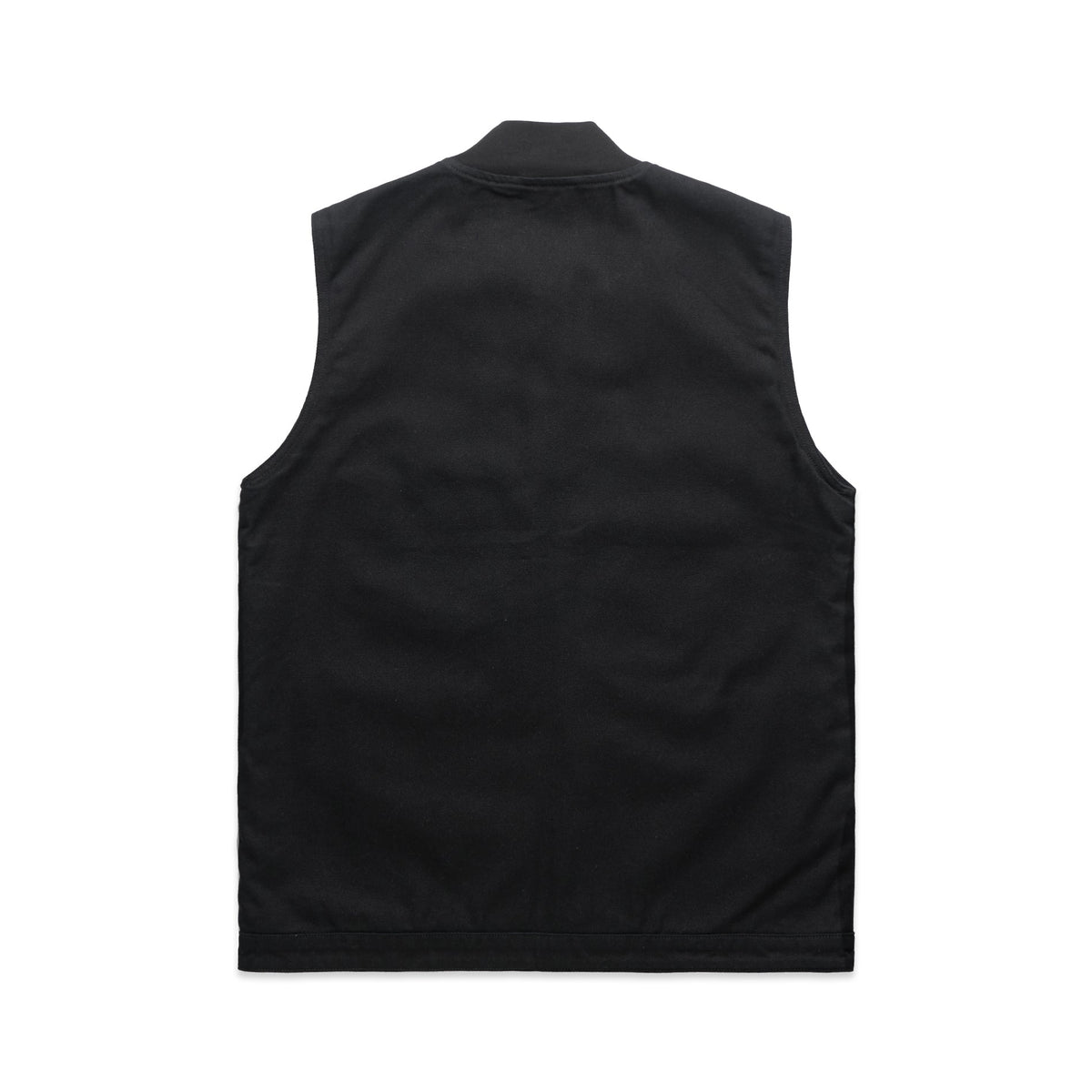 Canvas Heavy Vest 5528 - Black - Back