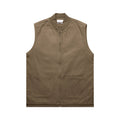 Canvas Heavy Vest 5528 - Walnut - Front