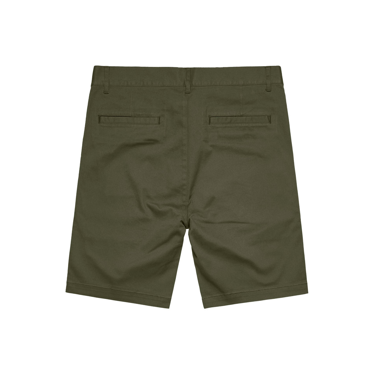 Plain Shorts 19" 5902S - Army - Back