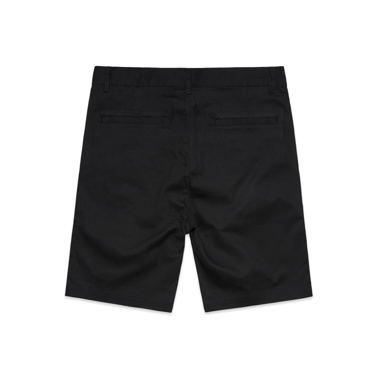 Plain Shorts 19" 5902S - Black - Back