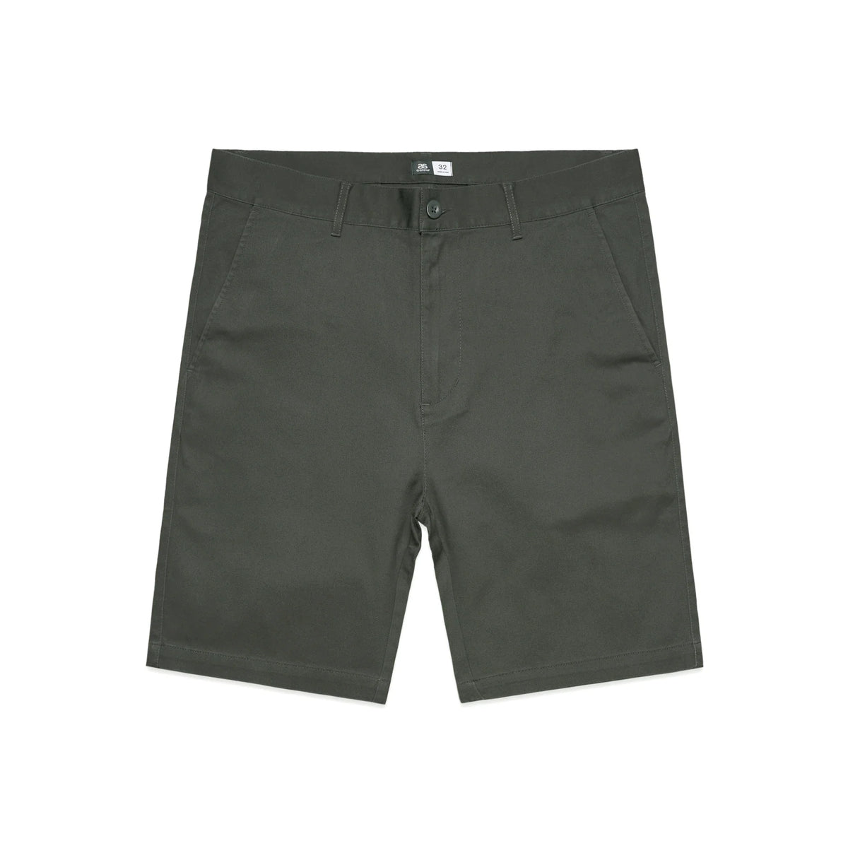 Plain Shorts 19" 5902S - Charcoal - Front