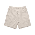 Linen Shorts 18" 5919 - Natural - Front