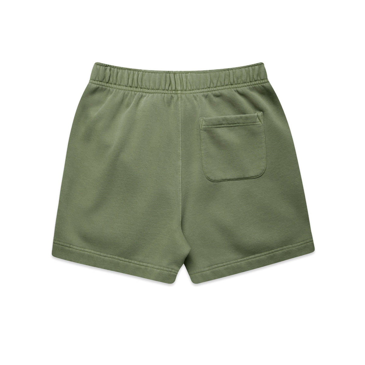 Relax Faded Track Shorts 18" 5939 - Faded Olive - Back