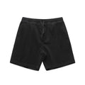 Cord Shorts 18" 5941S - Black - Front