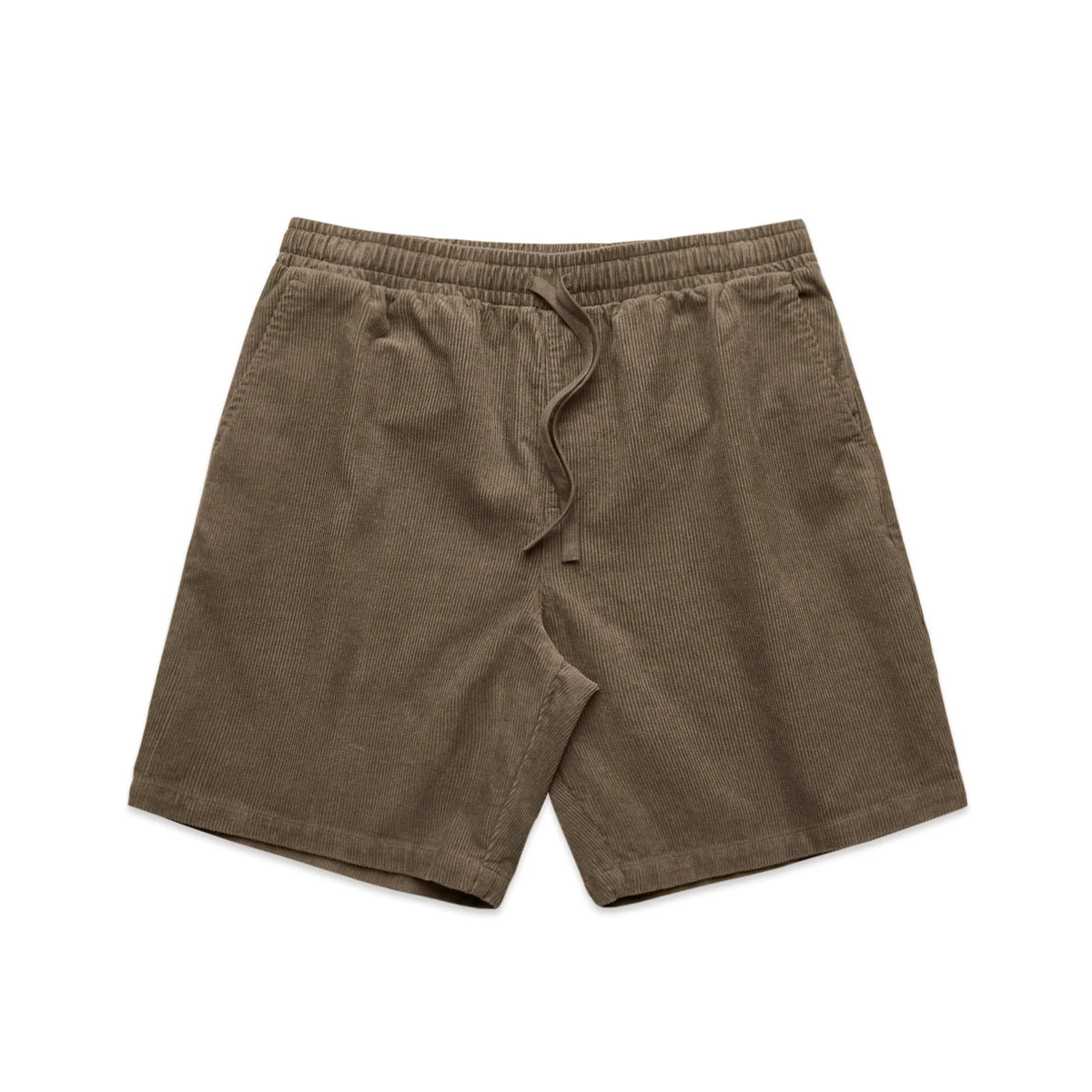 Cord Shorts 18" 5941 - Walnut - Front