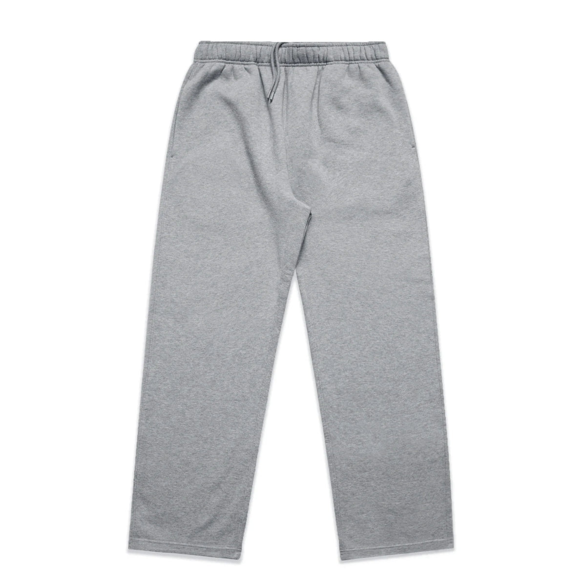 Relax Cuffless Track Pants 5942 - Grey Marle - Front