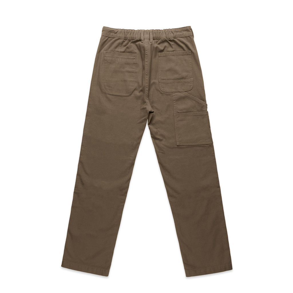 Canvas Pants 5982 - Walnut - Back