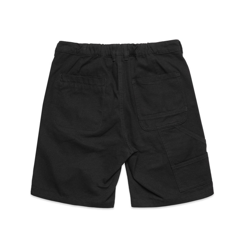 Canvas Shorts 20" 5983 - Black - Back