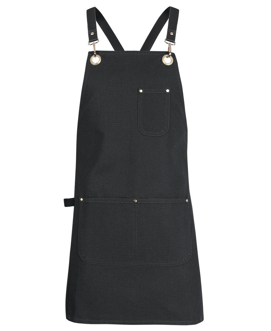 JB's wear JB's 65x75 BRASS EYELET CANVAS APRON PU STRAP 5ACBP