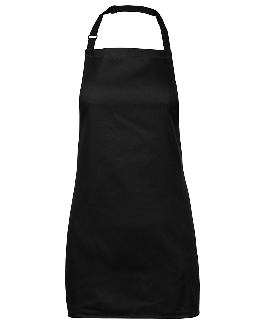 JB's Apron Without Pocket - Black - Front