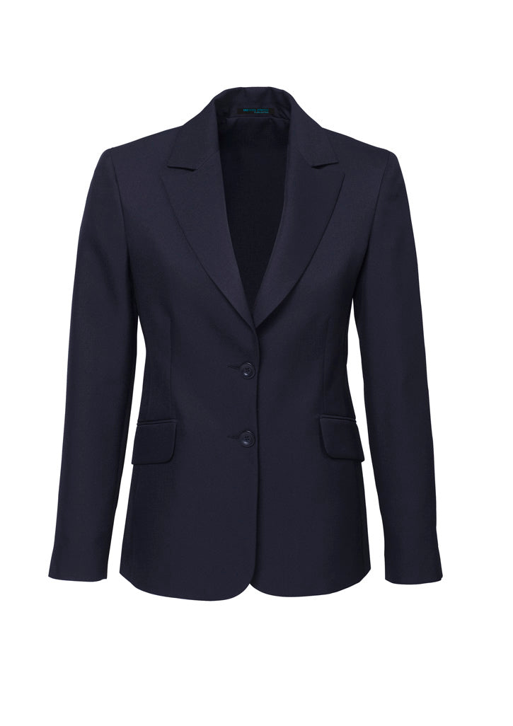 Cool Stretch Womens Longline Jacket - Navy - Front