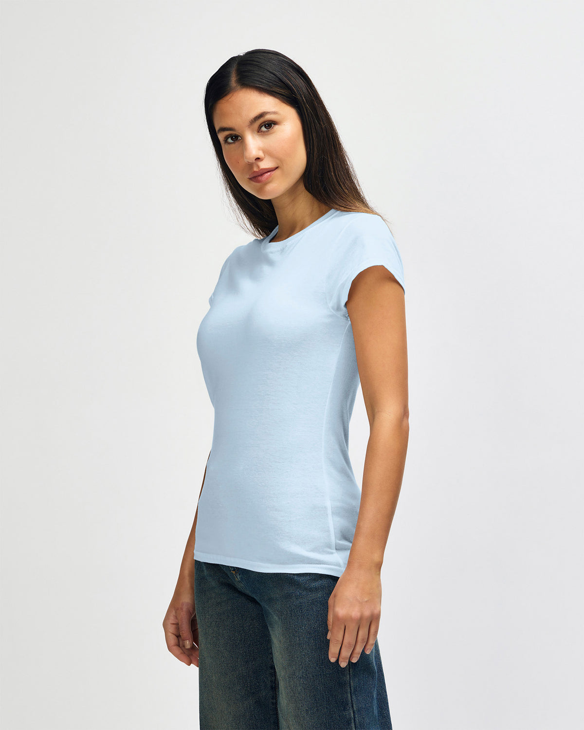 Gildan Softstyle 64000L T-Shirt - Light Blue
