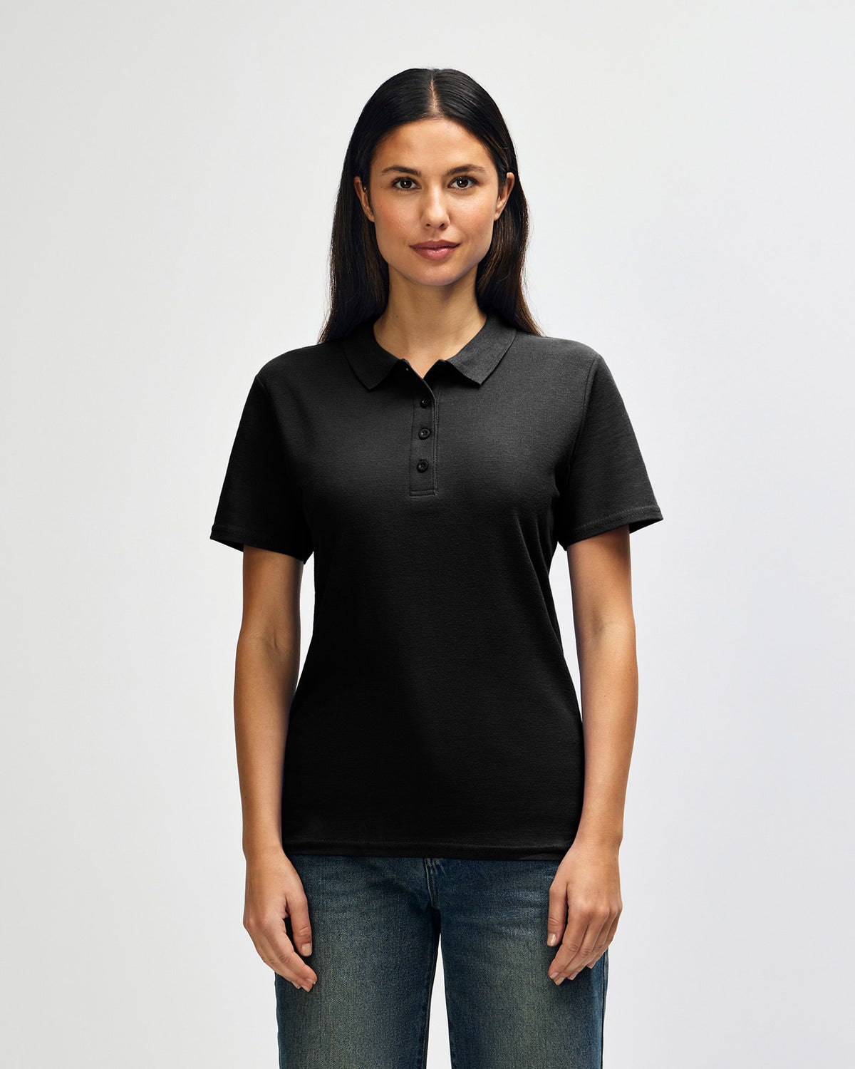 Gildan Softstyle 64800L Polo Shirt - Black