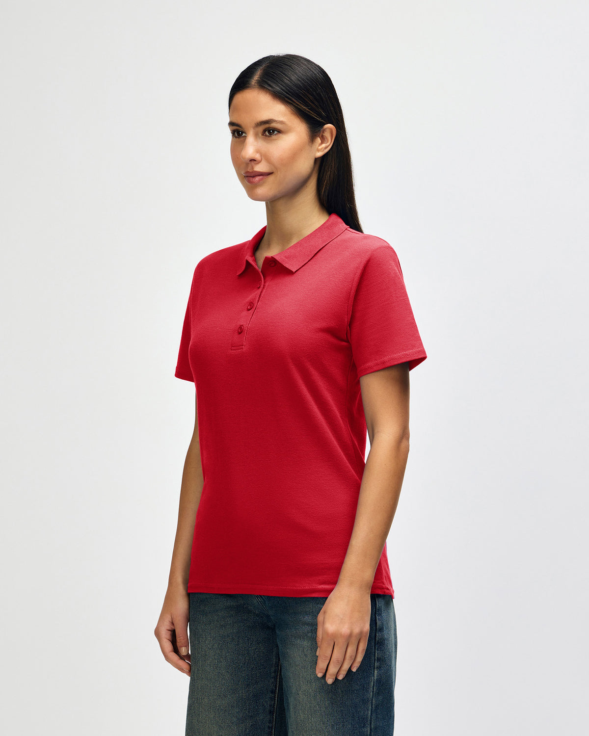 Gildan Softstyle 64800L Polo Shirt - Red