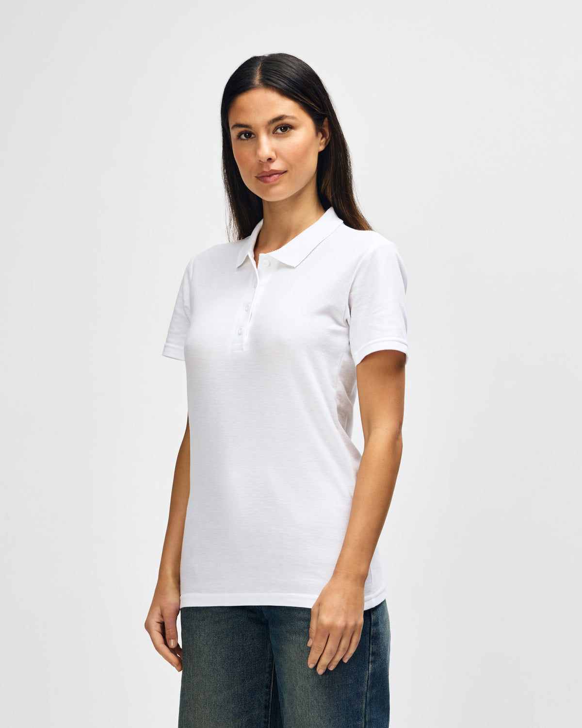Gildan Softstyle 64800L Polo Shirt - White