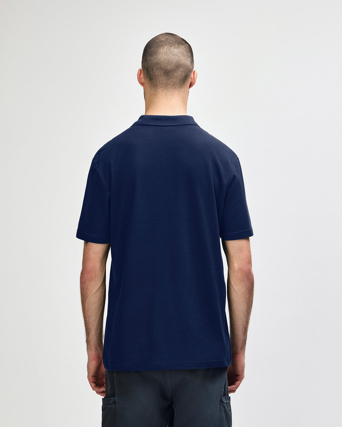 Gildan Softstyle 64800 Polo Shirt - Navy - Back