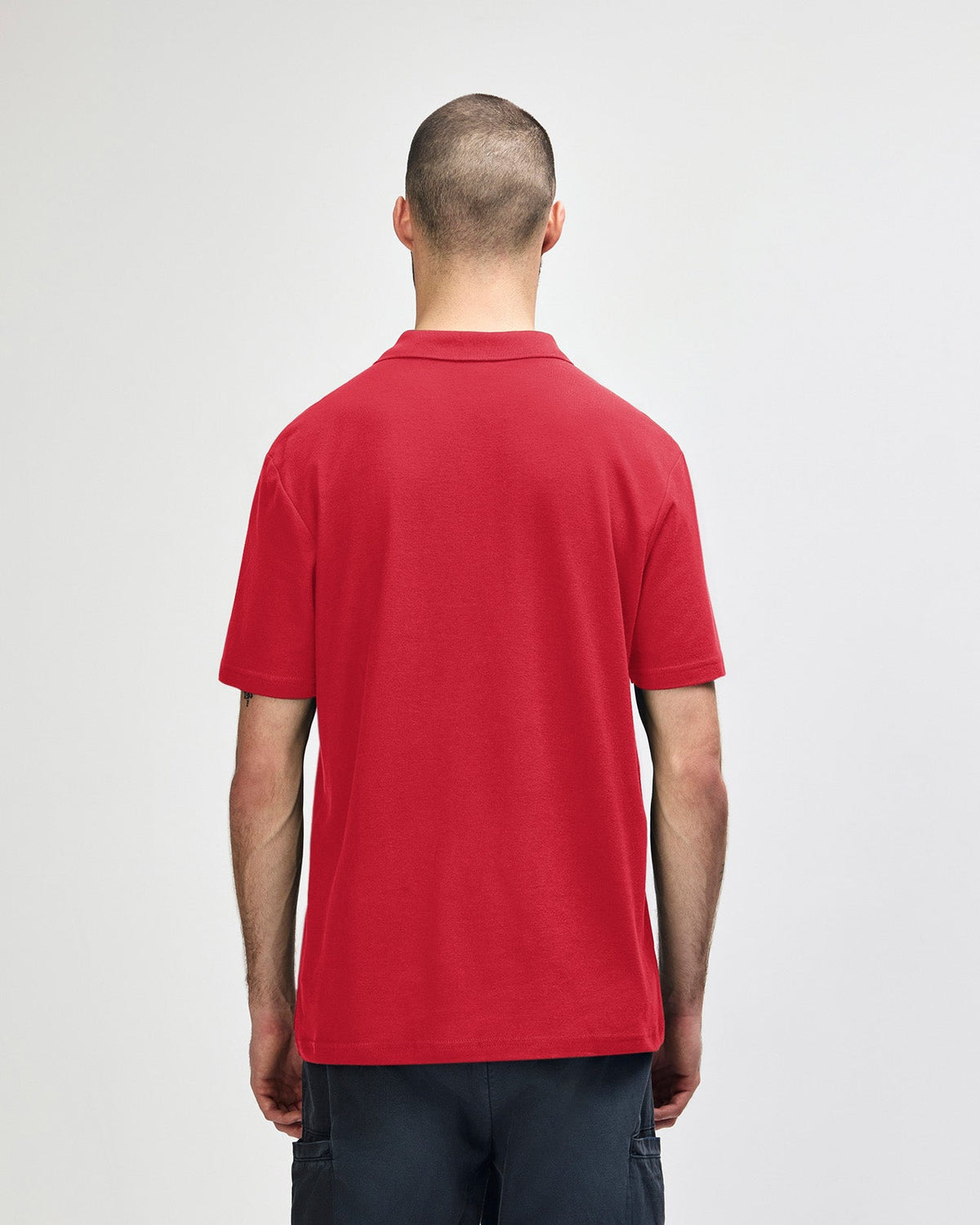 Gildan Softstyle 64800 Polo Shirt - Red - Back