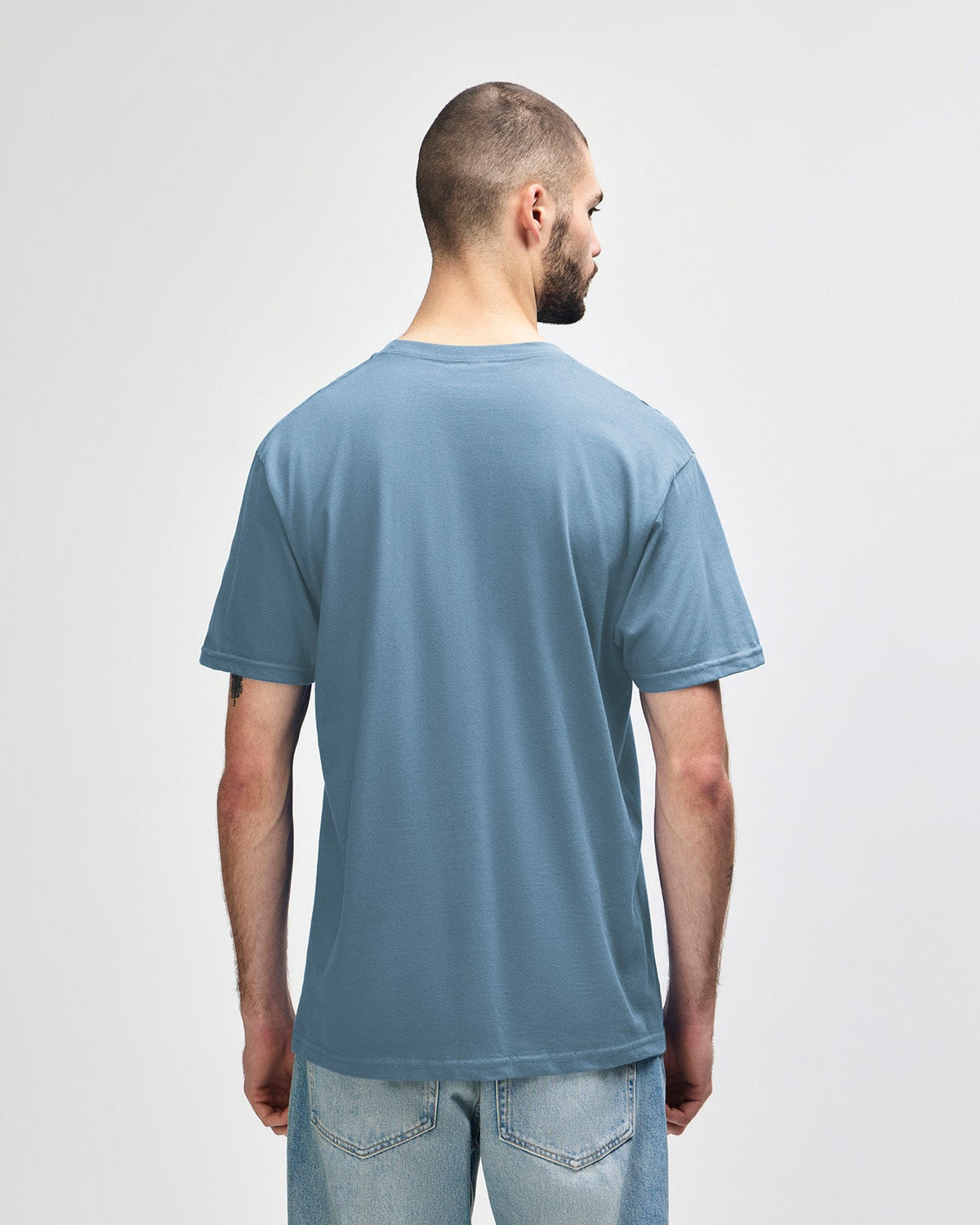 Gildan Softstyle 65000 T-Shirt - Stone Blue - Back