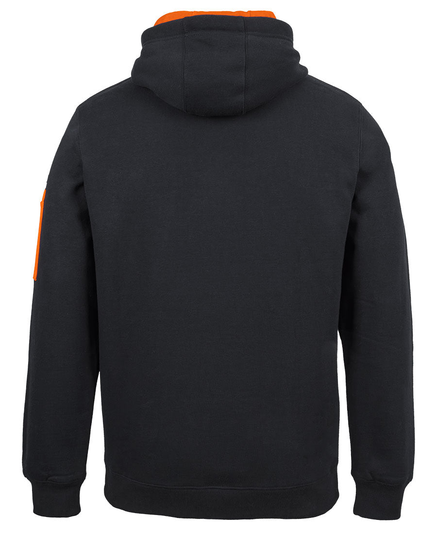JB's 350 Premium Trade Hoodie - Black/Orange - Back