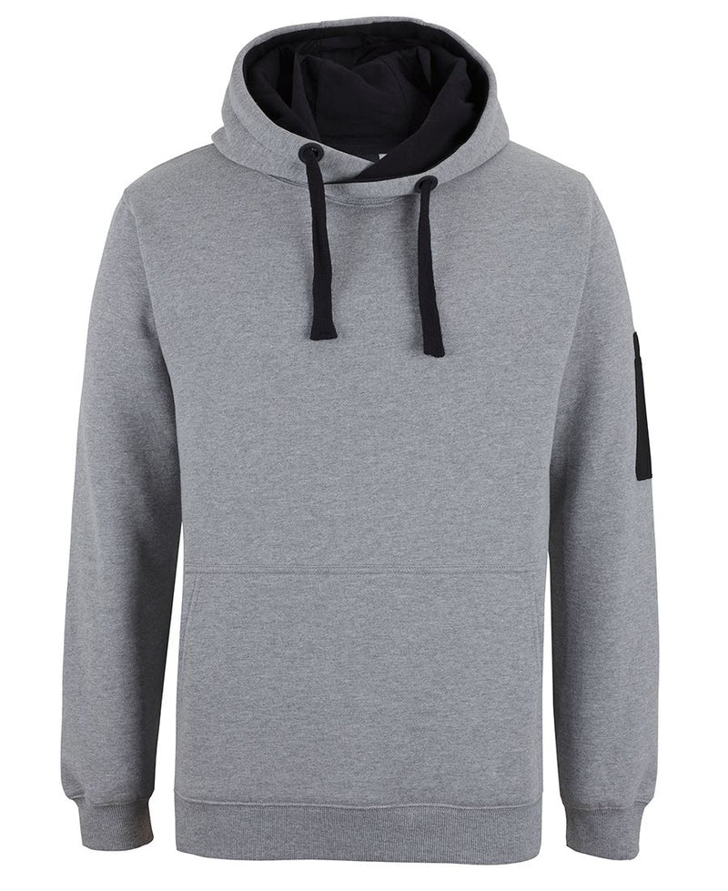 JB's 350 Premium Trade Hoodie - 13% Marle/Black - Front