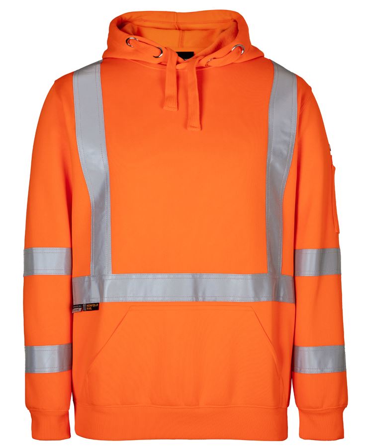 JB's NSW/QLD Rail (D+N) X-Back Hoodie - Orange - Front
