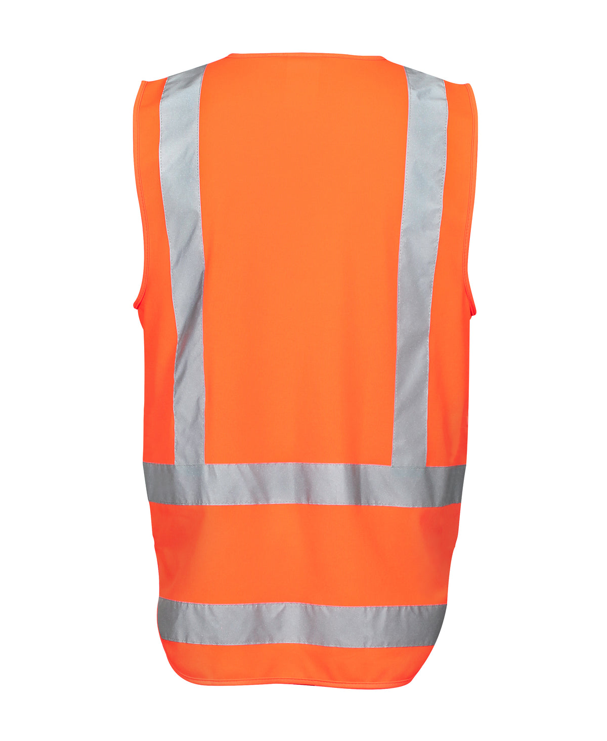 JB's Hi Vis Zip (D+N) TTMC-W Vest - Orange - Back