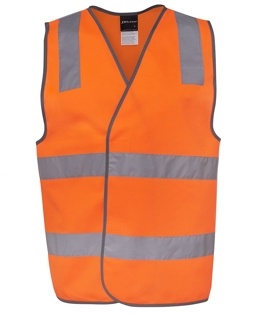 JB's Hi Vis (D+N) Safety Vest - Orange - Front