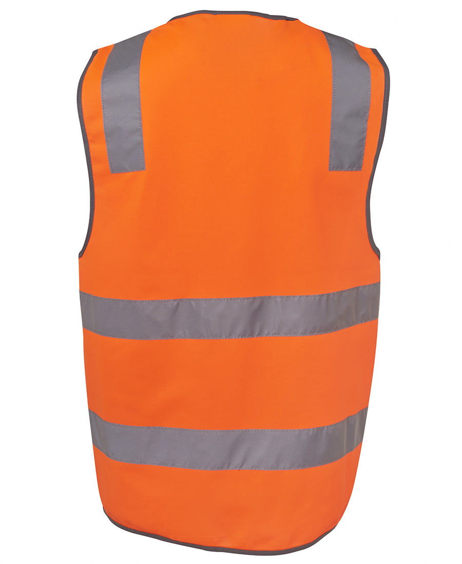JB's Hi Vis (D+N) Safety Vest - Orange - Back
