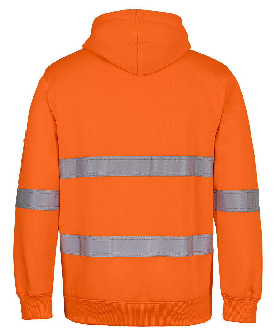 JB's Hi Vis (D+N) Pull Over Hoodie - Orange - Back