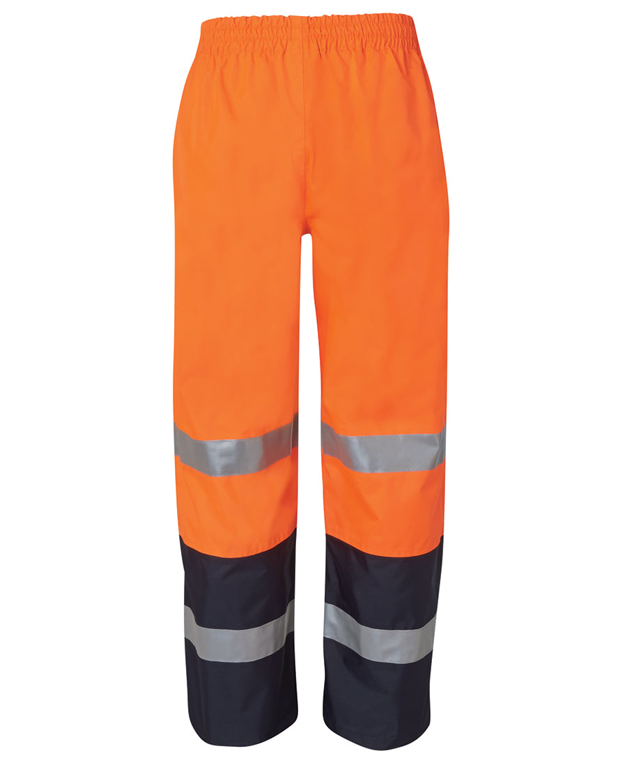 JB's Hi Vis (D+N) Premium Rain Pant - Orange/Navy - Back