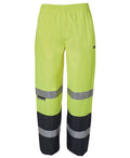 JB's Hi Vis (D+N) Premium Rain Pant - Lime/Navy - Front