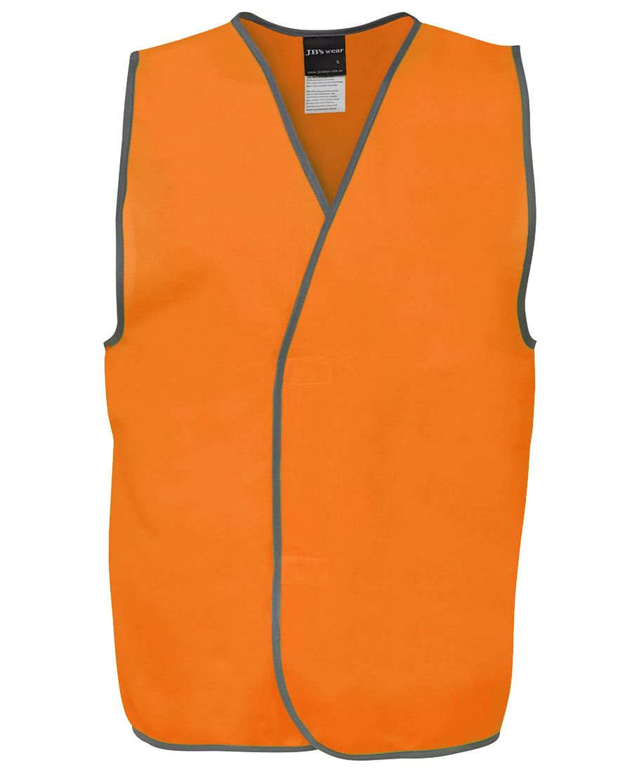 JB's Hi Vis Safety Vest - Orange - Front