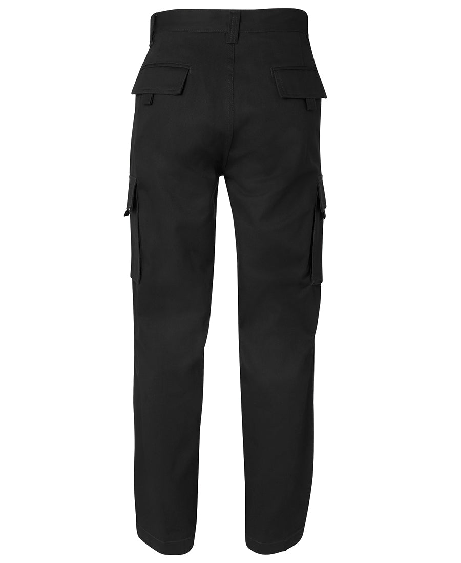 JB's Adults and Kids Mercerised Work Cargo Pant - Black - Back