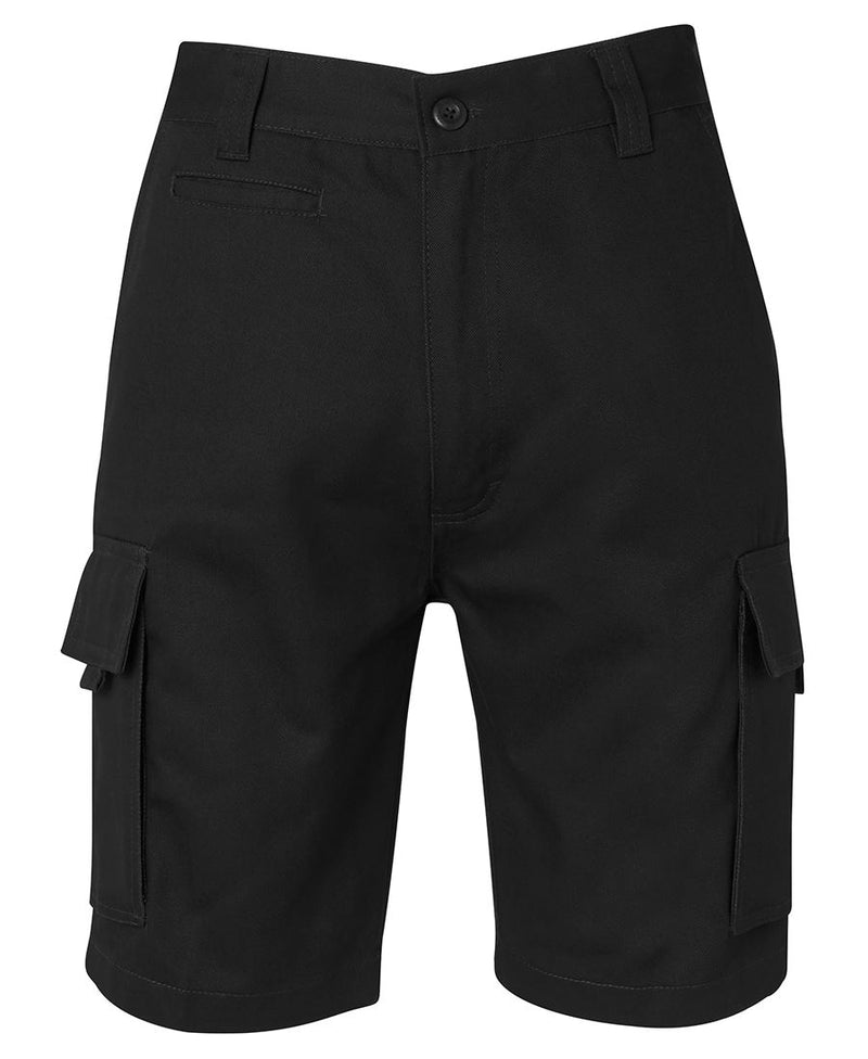 JB's Mercerised Work Cargo Short - Black - Front