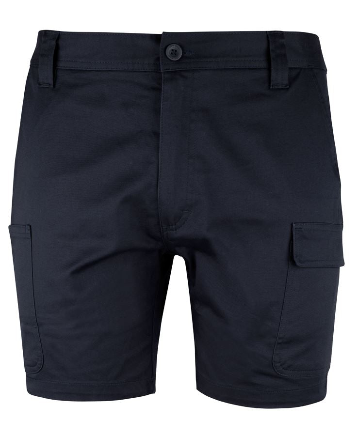 JB's Multi Pocket Stretch Twill Short - Black - Front