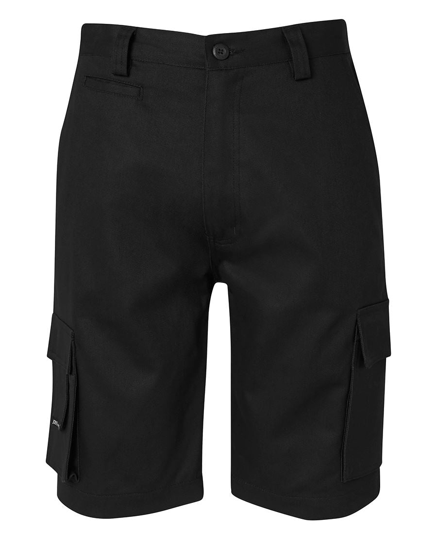 JB's Mercerised Multi Pocket Short - Black - Front