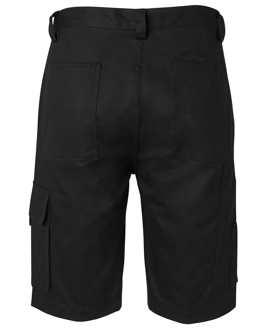 JB's Mercerised Multi Pocket Short - Black - Back