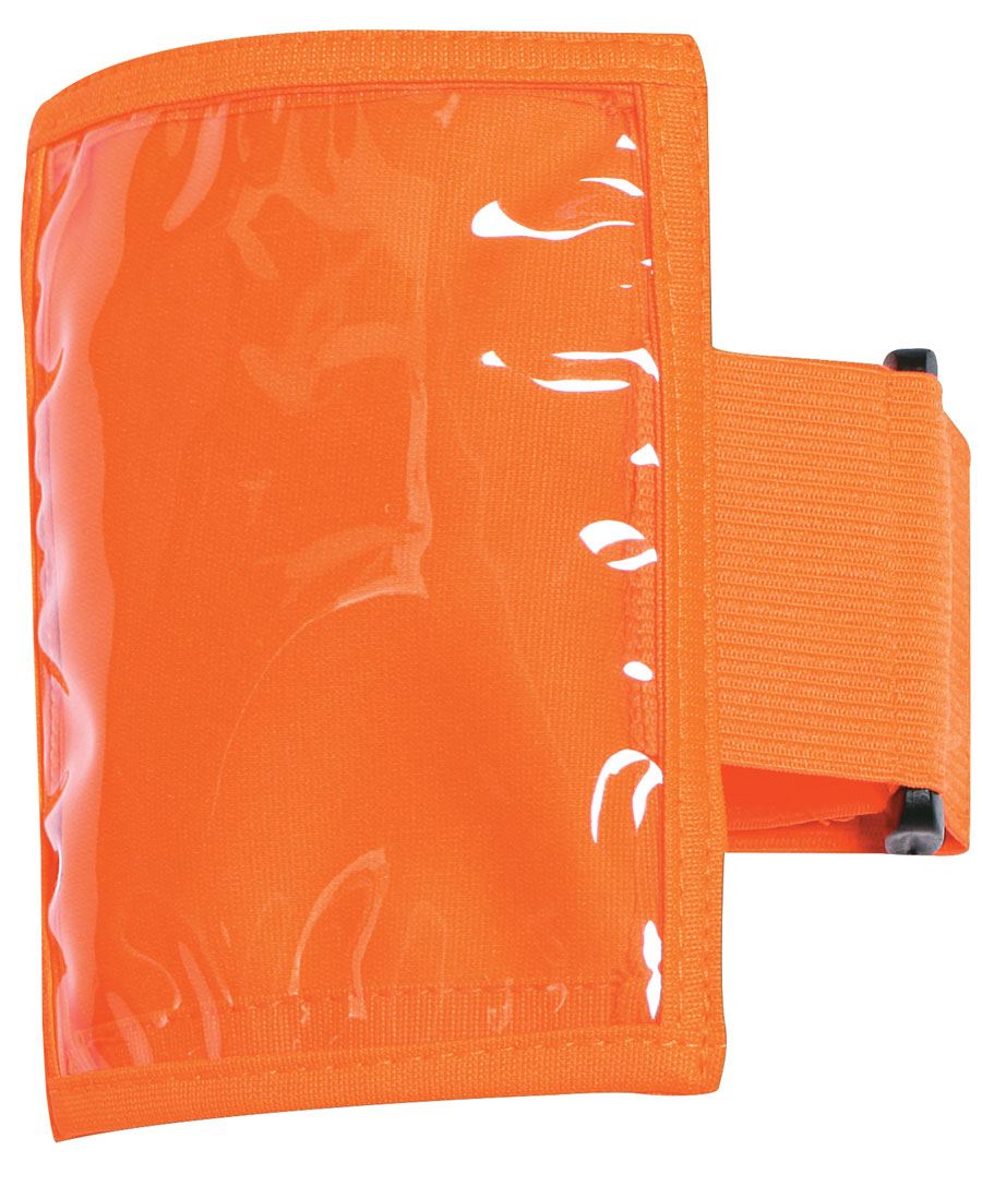 JB's Plastic Pocket Sleeve Band (10 Pack) - Orange - Front